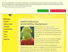 Tablet Screenshot of harzing.de